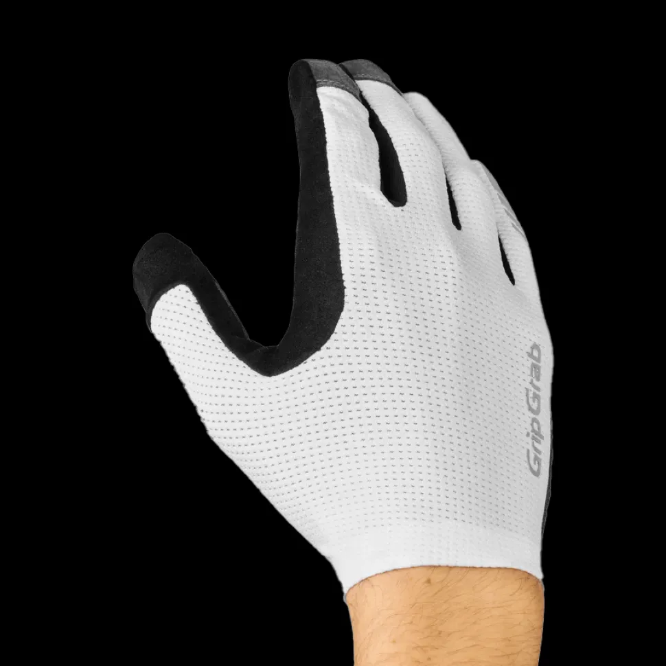 Gripgrab Pacr Insidegrip™ Full Finger Summer Gloves White