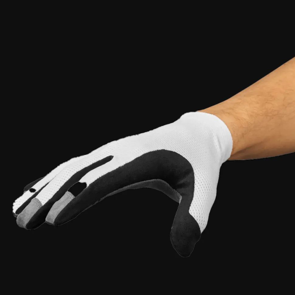 Gripgrab Pacr Insidegrip™ Full Finger Summer Gloves White