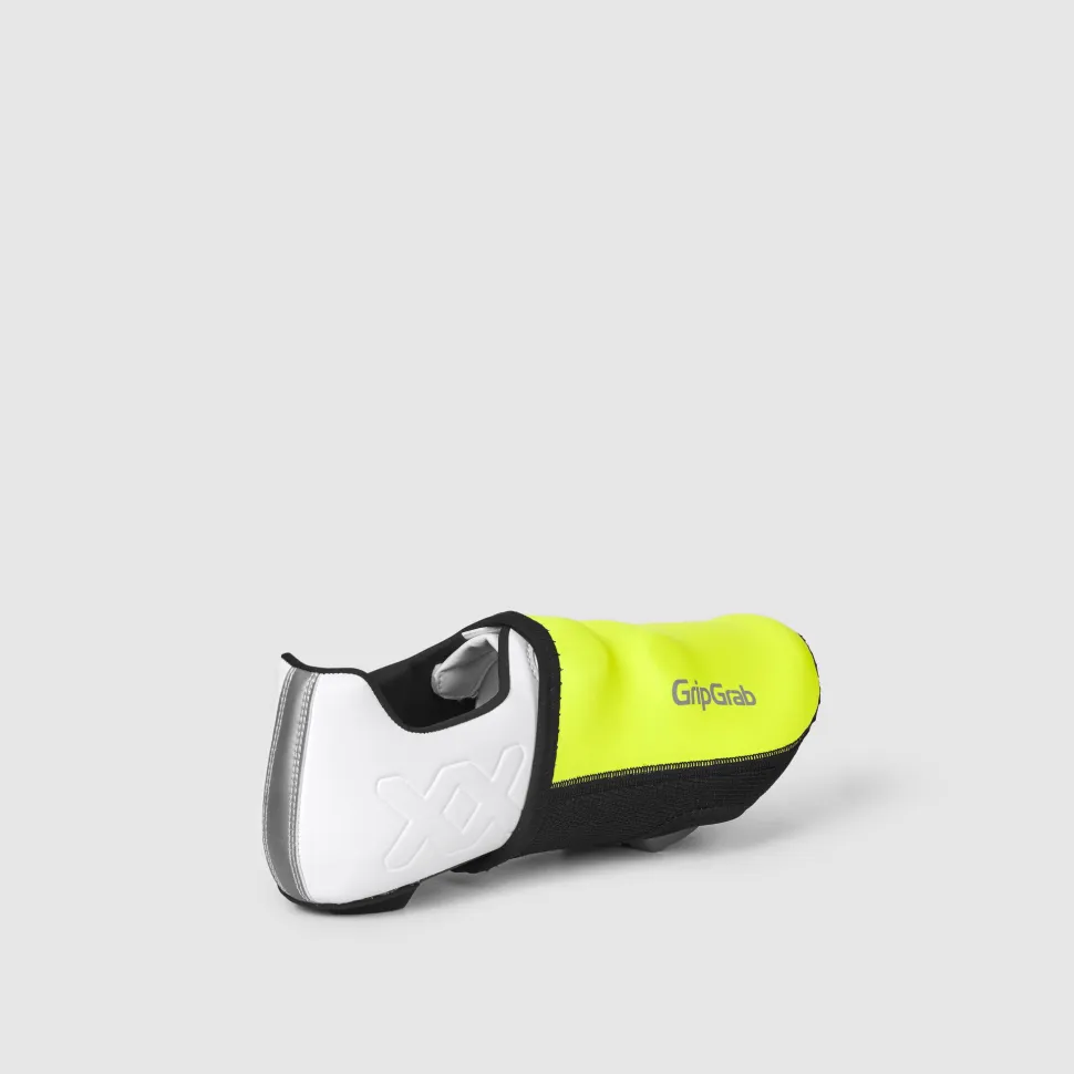 Gripgrab PACR Windproof Toe Covers Yellow Hi-vis