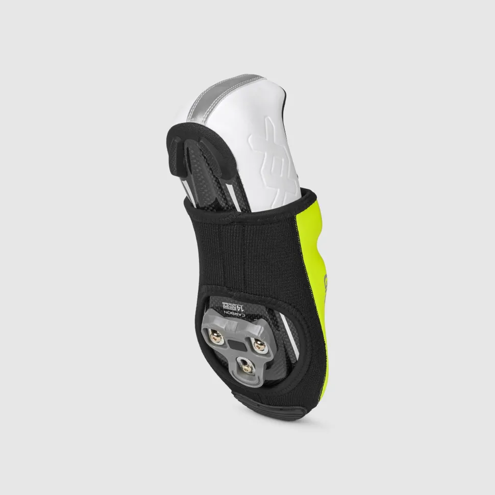 Gripgrab PACR Windproof Toe Covers Yellow Hi-vis