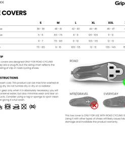 Gripgrab PACR Windproof Toe Covers White