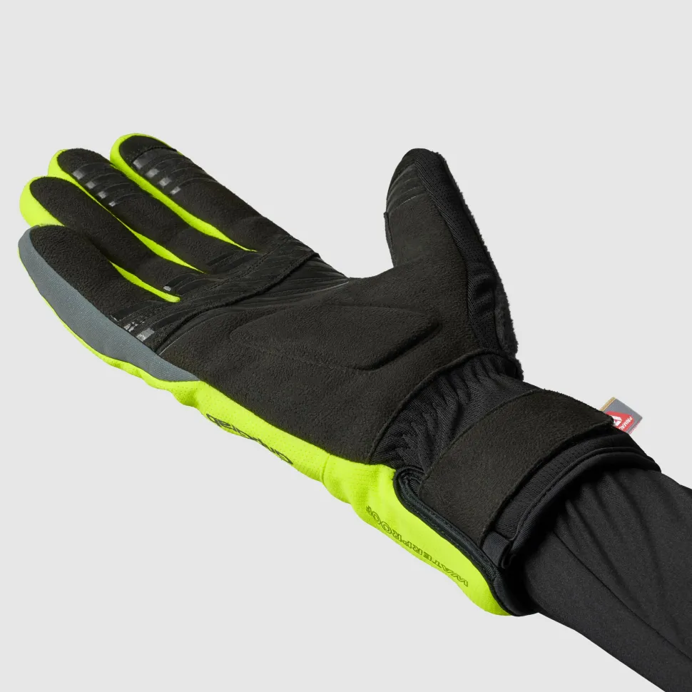 Gripgrab Polaris 2 Waterproof Winter Gloves Yellow Hi-Vis