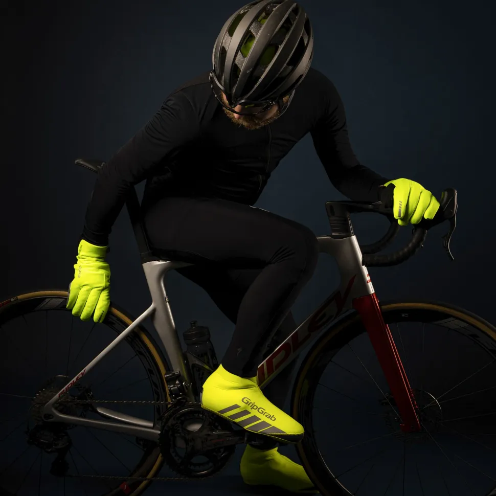 Gripgrab Polaris 2 Waterproof Winter Gloves Yellow Hi-Vis