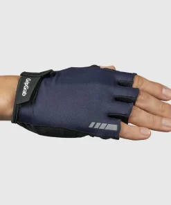 Gripgrab ProRide RC Max Padded Short Finger Summer Gloves Navy Blue