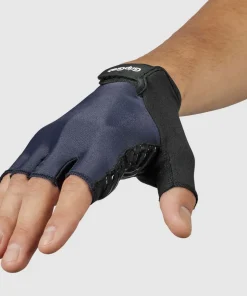 Gripgrab ProRide RC Max Padded Short Finger Summer Gloves Navy Blue