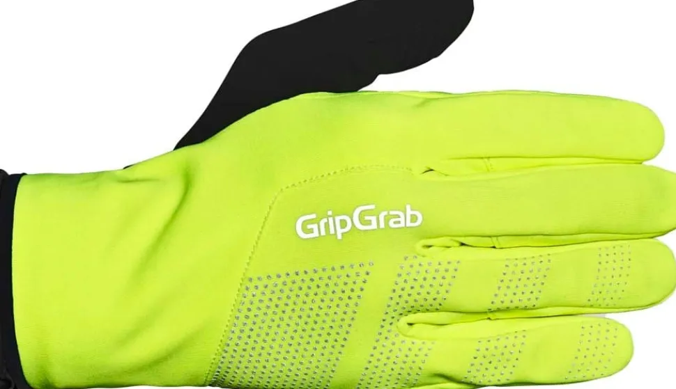 Gripgrab Unisec Gripgrab Ride 2 Windproof Spring-Autumn Gloves Yellow Hi-vis