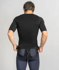 Gripgrab Unisex PACR Spring-Autumn Seamless Short Sleeve Base Layer Black
