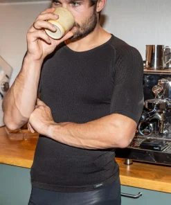 Gripgrab Unisex PACR Spring-Autumn Seamless Short Sleeve Base Layer Black