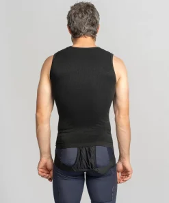 Gripgrab Unisex PACR Spring-Autumn Seamless Sleeveless Base Layer Black