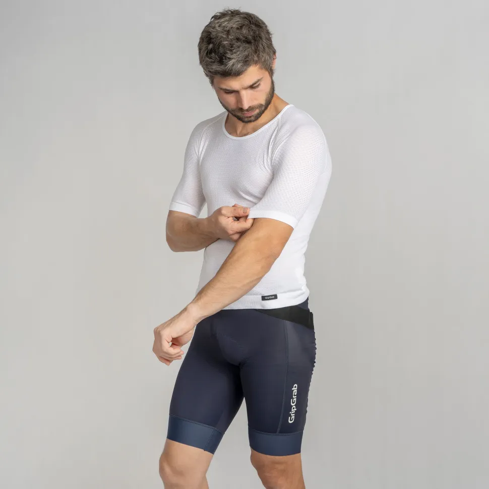 Gripgrab Unisex PACR Ultralight Seamless Short Sleeve Base Layer White