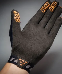 Gripgrab Vertical InsideGrip™ Full Finger Glove Orange Hi-vis
