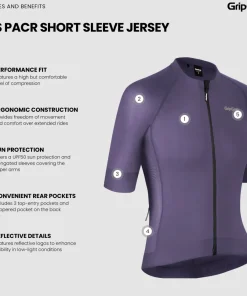 Gripgrab Women's GripGrab PACR Short Sleeve Jersey Purple