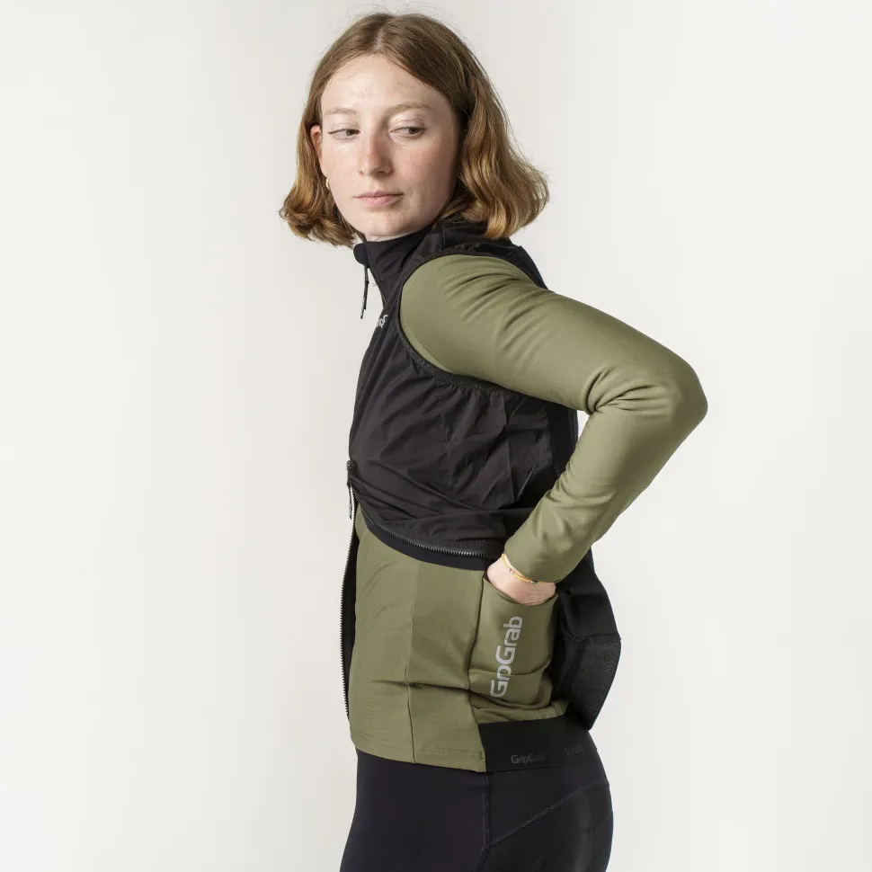 Gripgrab Women's GripGrab PACR Windproof Lightweight Vest Black
