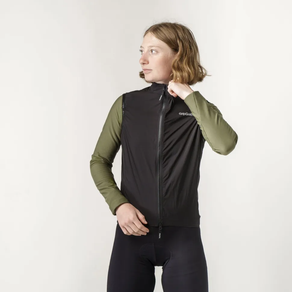 Gripgrab Women's GripGrab PACR Windproof Lightweight Vest Black