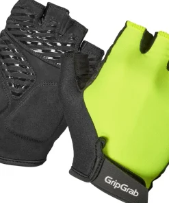 Gripgrab Women's ProRide RC Max Padded Short Finger Summer Gloves Yellow Hi-Vis