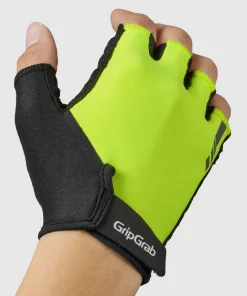 Gripgrab Women's ProRide RC Max Padded Short Finger Summer Gloves Yellow Hi-Vis