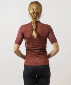 Gripgrab Women's Ride Short Sleeve Jersey Dark Red