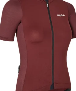 Gripgrab Women's Ride Short Sleeve Jersey Dark Red