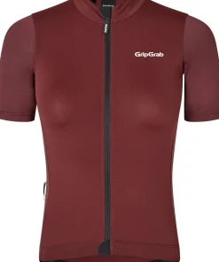 Gripgrab Women's Ride Short Sleeve Jersey Dark Red