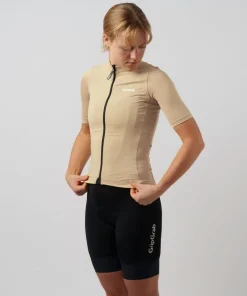 Gripgrab Women's Ride Short Sleeve Jersey Beige
