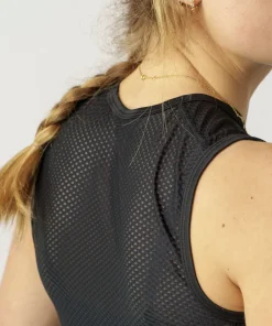 Gripgrab Women's Ultralight Mesh Sleeveless Base Layer Black