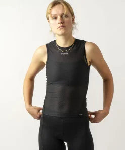 Gripgrab Women's Ultralight Mesh Sleeveless Base Layer Black