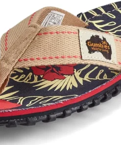 Gumbies Unisex Islander Denim Hibiscus