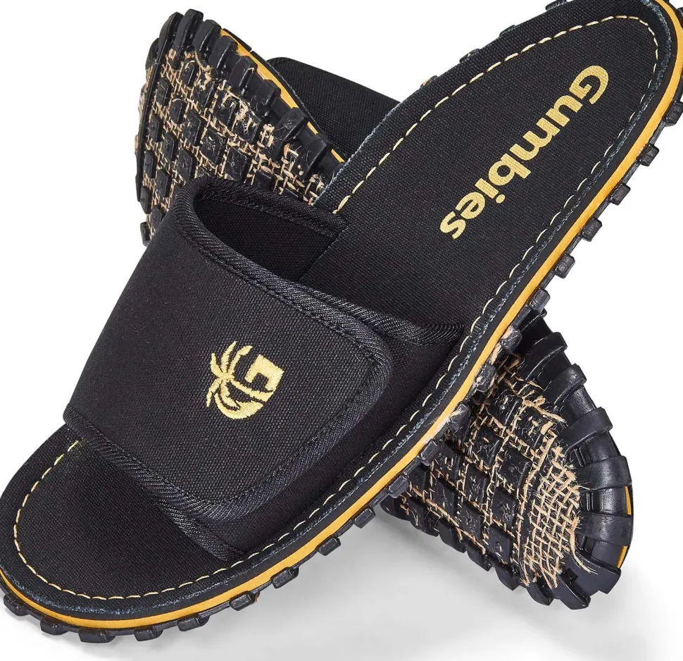 Gumbies Unisex Strider Slides Black