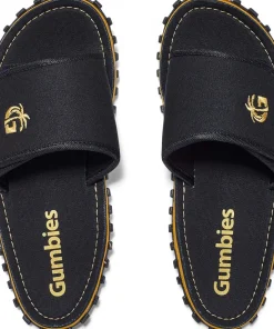 Gumbies Unisex Strider Slides Black