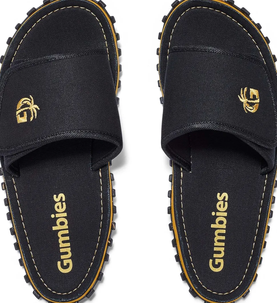 Gumbies Unisex Strider Slides Black