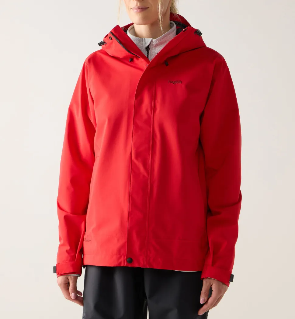 Haglöfs Women's Breeze Proof Jacket Bright Red