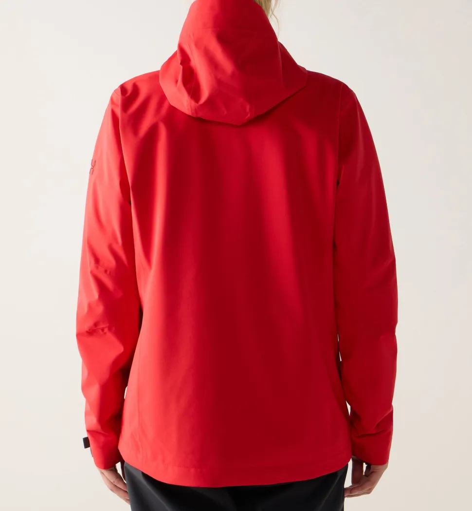 Haglöfs Women's Breeze Proof Jacket Bright Red