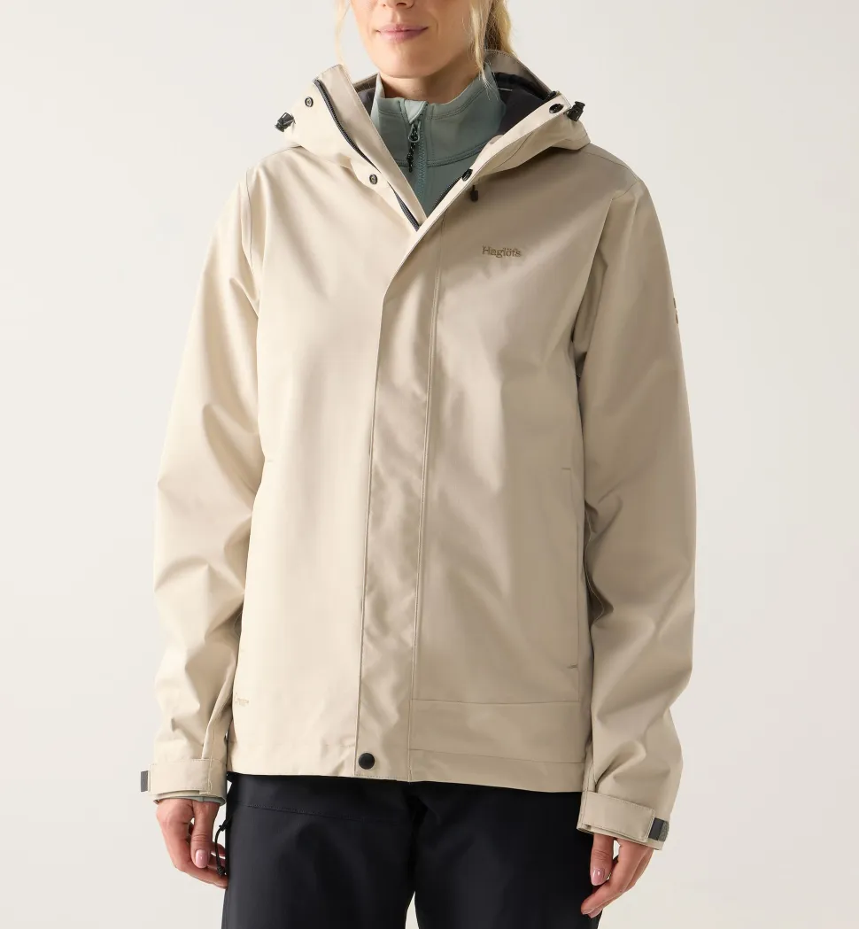 Haglöfs Women's Breeze Proof Jacket Chalk Beige