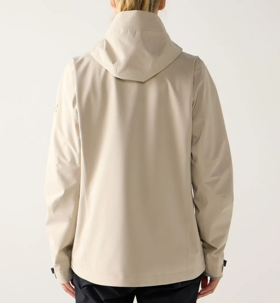 Haglöfs Women's Breeze Proof Jacket Chalk Beige
