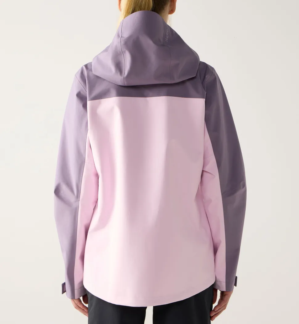 Haglöfs Women's Front Proof II Jacket Purple Fog/fresh Pink