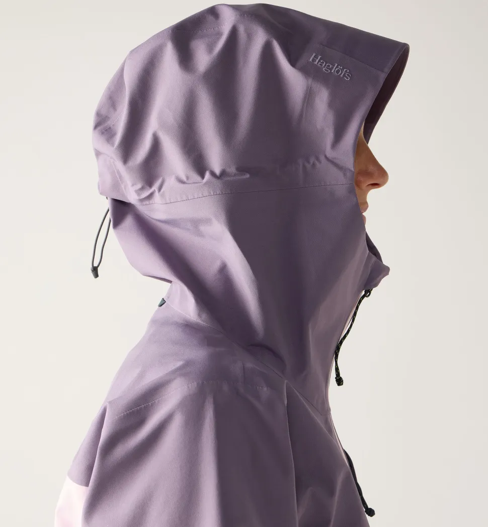 Haglöfs Women's Front Proof II Jacket Purple Fog/fresh Pink