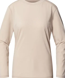 Haglöfs Women's Kaise Wool Long Sleeve Tee Chalk Beige