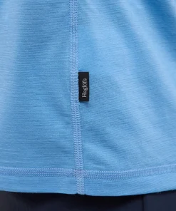 Haglöfs Women's Kaise Wool Tee Sky Blue