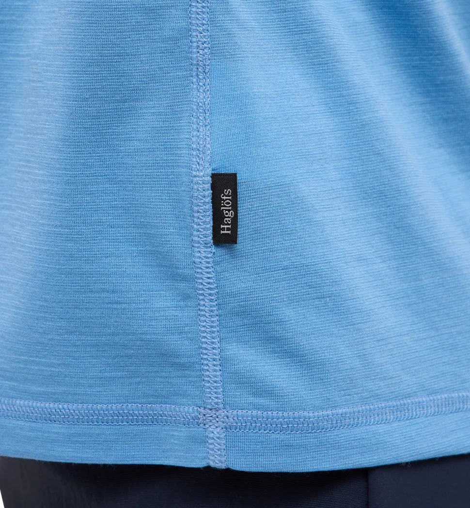 Haglöfs Women's Kaise Wool Tee Sky Blue