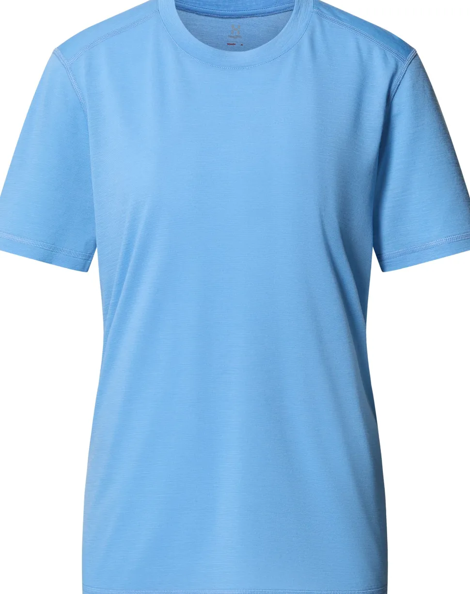 Haglöfs Women's Kaise Wool Tee Sky Blue