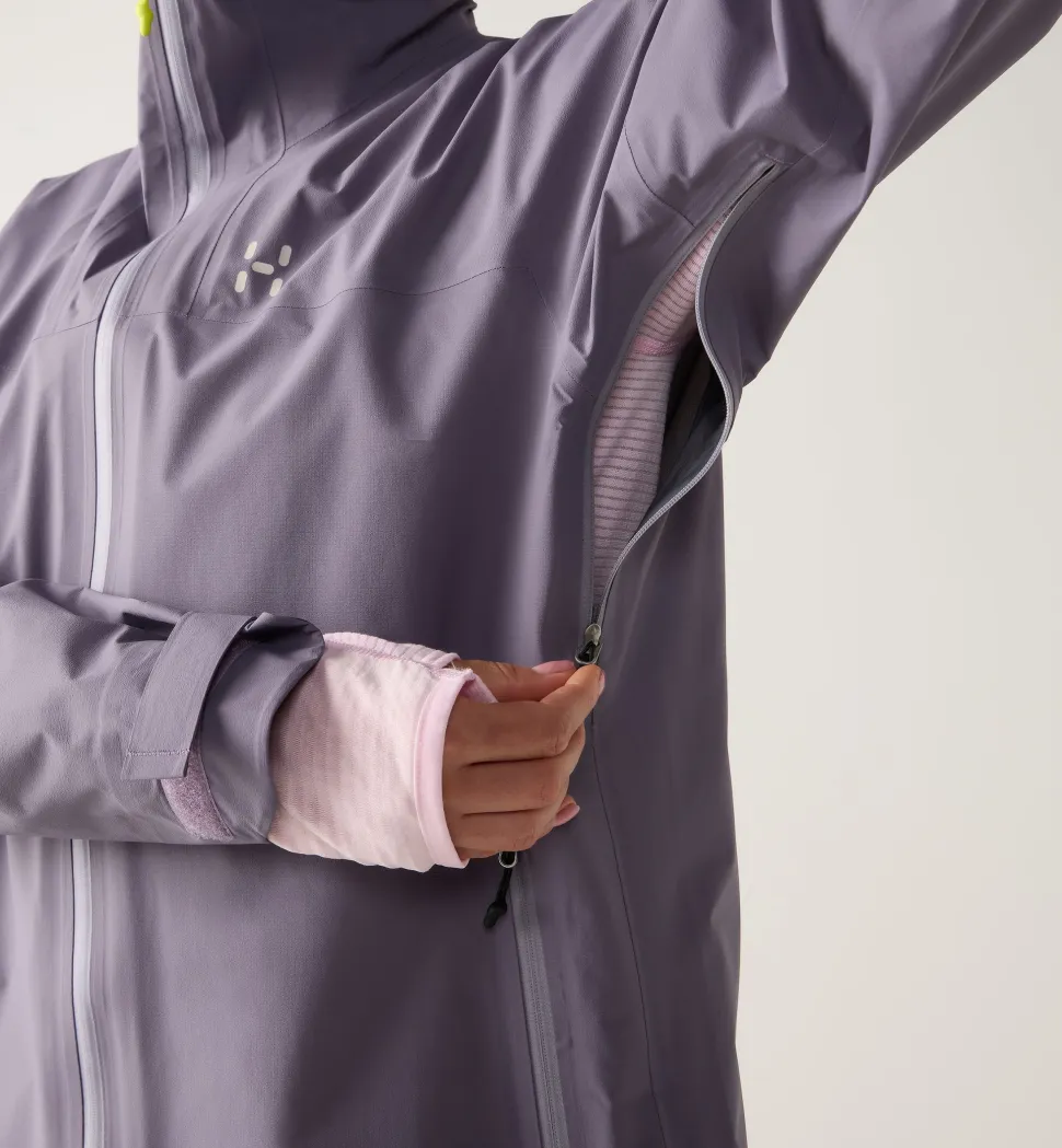 Haglöfs Women's L.I.M Airak GORE-TEX Jacket Purple Fog
