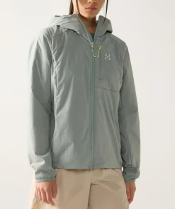 Haglöfs Women's L.I.M Mimic Barrier Hood Dew Green