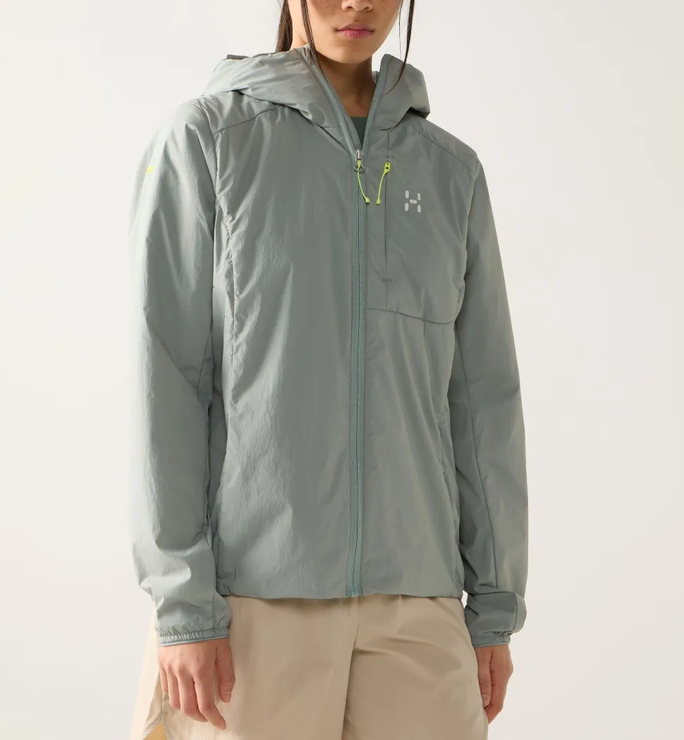 Haglöfs Women's L.I.M Mimic Barrier Hood Dew Green