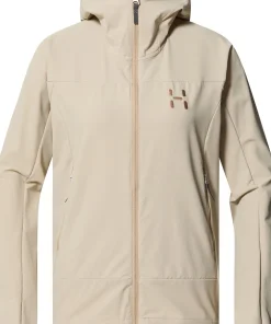 Haglöfs Women's Rosson Softshell Hood Chalk Beige