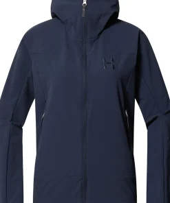 Haglöfs Women's Rosson Softshell Hood Tarn Blue