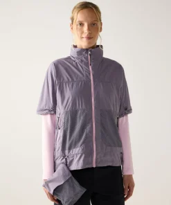 Haglöfs Women's Solis Zip Off Jacket Purple Fog