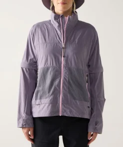 Haglöfs Women's Solis Zip Off Jacket Purple Fog