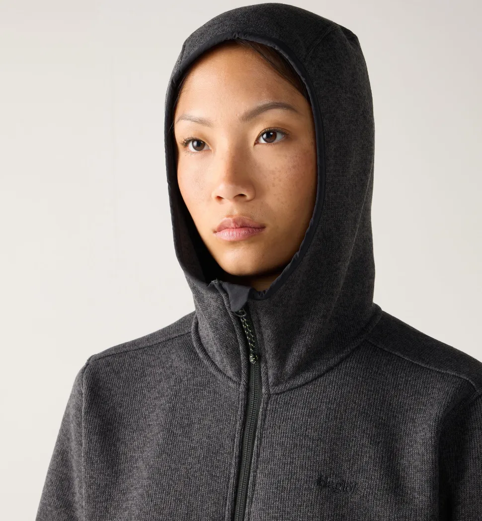 Haglöfs Women's Swook II Mid Hood Magnetite/true Black
