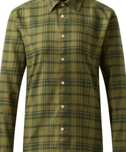 Haglöfs Women’s Virke Flannel Shirt Seaweed Green/olive Green