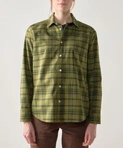 Haglöfs Women’s Virke Flannel Shirt Seaweed Green/olive Green